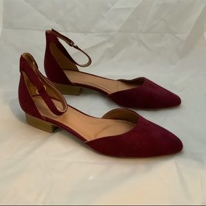 Lane Bryant ankle strap flats